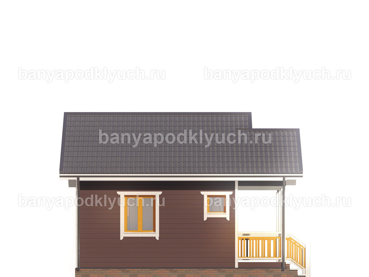Каркасная баня 6.5x6 м Каркасная баня 6.5x6 м